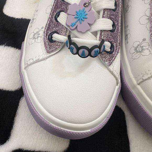 Disney Women's Sneakers - White and Purple - Picture 10 of 12
